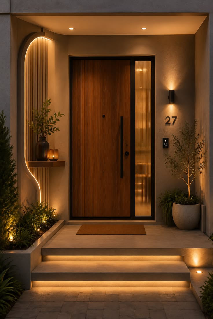 Number 27 Courtyard House entrance